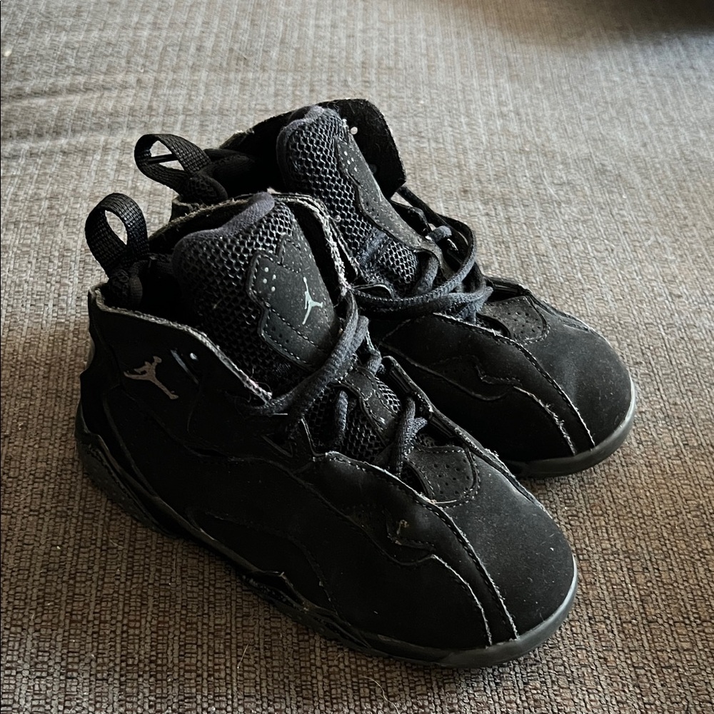 Jordan Kids Black High-Top Sneakers